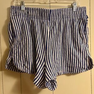 Free Assembly Striped Terry Lounge Shorts